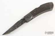 Damascus and Mother of Pearl Mid-Lock