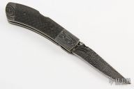 Damascus and Mother of Pearl Mid-Lock