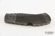 Damascus and Mother of Pearl Mid-Lock