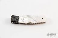 Damascus and Mother of Pearl Mid-Lock