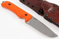 Rancor Fixed Blade with Custom Leather Sheath
