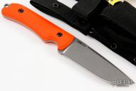 Rancor Fixed Blade with Custom Leather Sheath