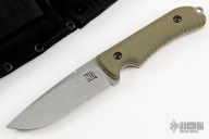 Rancor Fixed Blade with Custom Leather Sheath