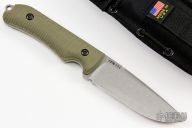 Rancor Fixed Blade with Custom Leather Sheath