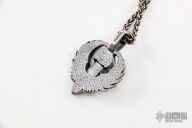 Large Guardian Pendant w/ Silver Chain