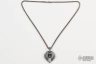 Large Guardian Pendant w/ Silver Chain