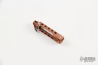 Copper Lantern with Ice Blue Insert 