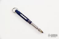 Titanium Pry-Tool Lantern with Blue Insert  