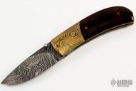 Damascus Mokume and Ironwood Linerlock