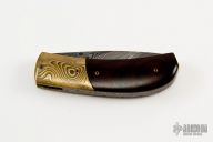 Damascus Mokume and Ironwood Linerlock