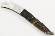 Mosaic Damascus and MOP Linerlock