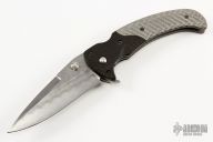 Aftershock - Damascus and Carbon Fiber