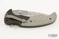 Aftershock - Damascus and Carbon Fiber