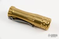 Tumbled Brass Malihini Flashlight