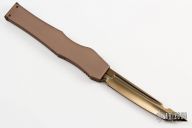 Halo V Tanto - HG Stonewash Bronzed Blade and HW - Desert Tan