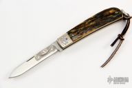 Engraved Mammoth Ivory Slipjoint