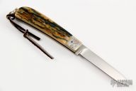 Engraved Mammoth Ivory Slipjoint