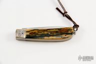 Engraved Mammoth Ivory Slipjoint