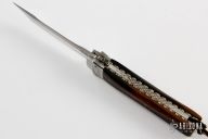 Engraved Tanto Front Flipper