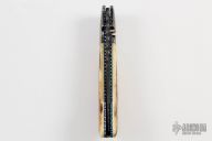 Damascus and Mammoth Ivory Linerlock