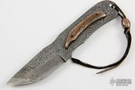 San Mai Damascus Fixed Blade
