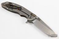 XM-18 3.5" Sweged Spear Point Flipper-Working Finish 