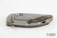 XM-18 3.5" Sweged Spear Point Flipper-Working Finish 