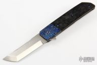  3.5" Hamachi - Timascus and Marbled Carbon Fiber