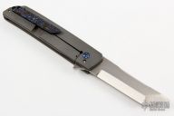  3.5" Hamachi - Timascus and Marbled Carbon Fiber