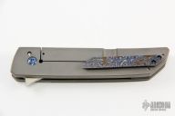  3.5" Hamachi - Timascus and Marbled Carbon Fiber