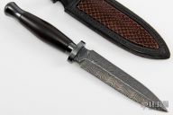 Damascus and Ebony Dagger