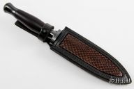 Damascus and Ebony Dagger