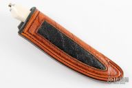 Damascus and Mammoth Ivory Hunter