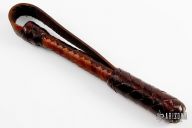 The Bull - Two-Tone Brown Cable Core Blackjack w/ Tooled Hand Strap