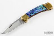 Buck 112 - Abalone Scales and Filework