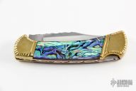 Buck 112 - Abalone Scales and Filework