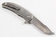 Linerlock Flipper - Damascus inlays