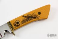 Engraved and Scrimshawed Hunter