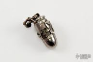 Titanium/Silver Bullet Pendant