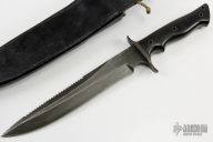 Model 2-9 - Black Oxide Finish w/ Sawteeth and Tapered Tang