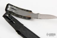 Belt Buckle Knife w/ Belt