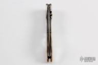 "Silver Bird" Damascus and Pearl Liner Lock