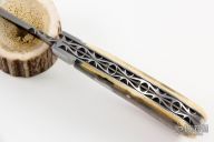 Saddlehorn Trapper - Mammoth Ivory