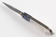 Blue Pearl Button Lock