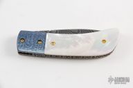 Blue Pearl Button Lock