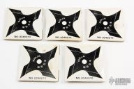 Set of 5 Valor Ninja Stars