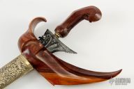 Antique Damascus Kris Dagger - Meteorite Damascus