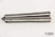 Benchmade 51-161 Morpho Gold Class Damascus Balisong Butterfly Knife