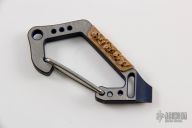 Two-Tone Titanium Carabiner