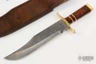 Damascus Bowie - Desert Ironwood
